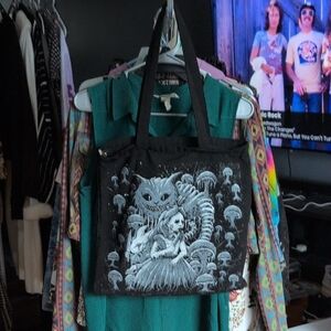 Vampire Freaks Tote Bag with Twisted Alice Design